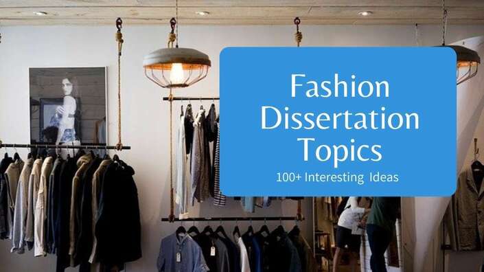 fashion marketing dissertation topics