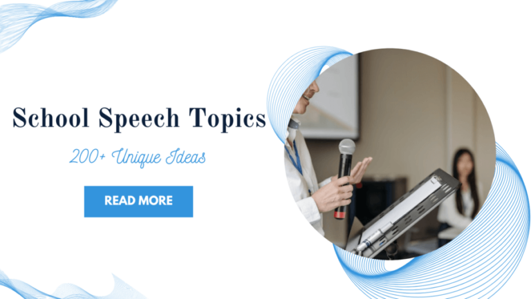 unique speech topics for school students